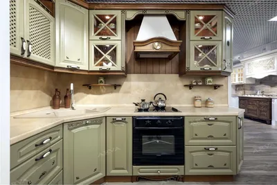 Привлекательные изображения кухонь оливкового цвета для скачивания