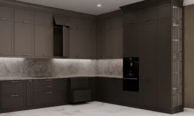 Приятная эстетика: фото кухонь с серой цветовой палитрой
