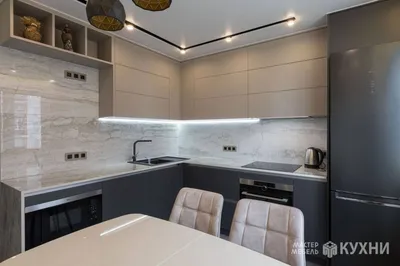 Серый – цвет гармонии: фото кухонь с уютной атмосферой