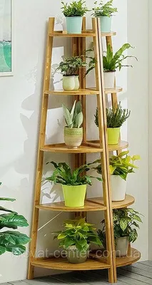 Органический шик: деревянная подставка для цветов в уникальном дизайне