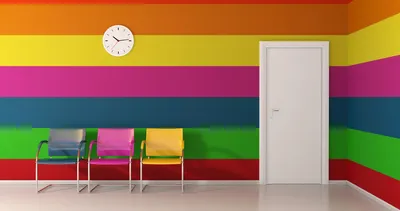 Игра цветов: креативная покраска стен в два тонирующих оттенка