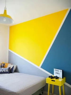 Уникальные дизайны покраски стен в два цвета: Фото бесплатно