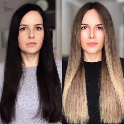 Фотографии русых волос до и после: загрузите веб-разрешение