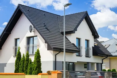 Вдохновляющие идеи: Сочетание цветов крыши и фасада, которое придает шарм вашему дому (HD, Full HD).