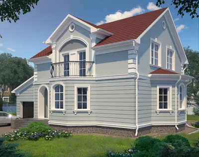 Лучшие идеи: Цветовые комбинации для крыши и фасада дома (изображения, фото).