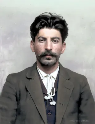 Сталин в цвете фотографии