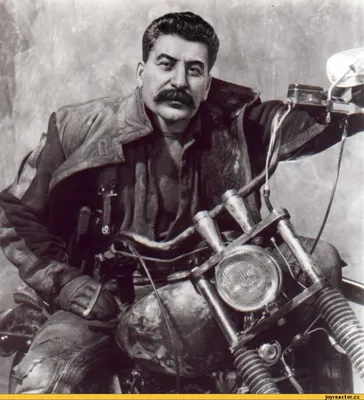 GIF фото Сталин в цвете