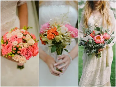 Фотографии Свадьба в коралловом цвете: вдохновляющие цветочные композиции