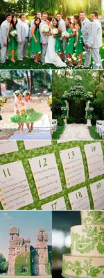 Свадьба в зеленом цвете - запечатлите ваши незабываемые воспоминания