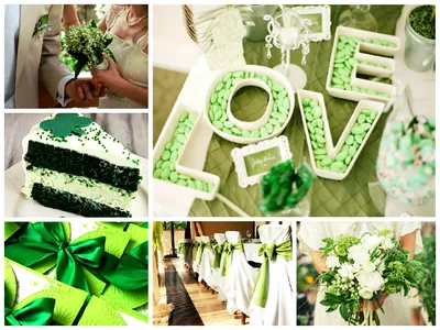 Свадьба в зеленом цвете - эстетически привлекательные фотографии для вашего вдохновения