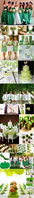 Цветовая гармония: зеленая симфония на свадебных снимках