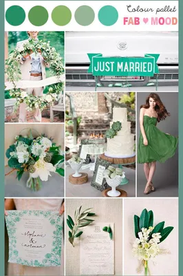 Свадьба в зеленом цвете - новые фотографии в HD качестве