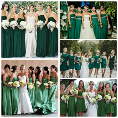 Свадьба в зеленом цвете - потрясающие фотографии для вдохновения