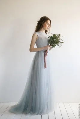 Фото голубого свадебного наряда: идеи для стильных невест