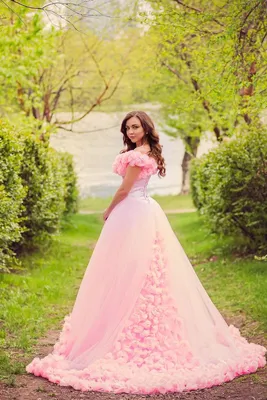 Лучшие фото свадебных платьев в розовом цвете - ощутите роскошь и загрузите JPG изображения
