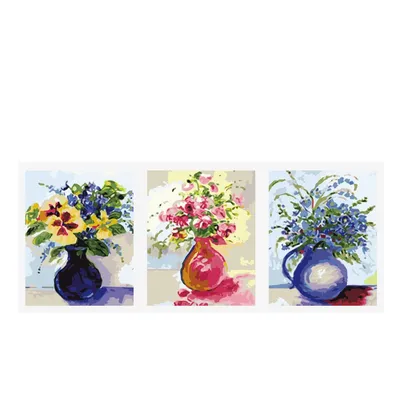Триптих цветов 4K: удивительно детализированные фотографии трех цветочных композиций