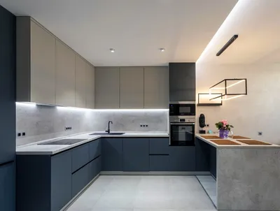 Фотки элегантных серых кухонь: скачать бесплатно и без регистрации.