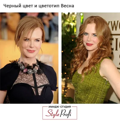 Рисунок цвета волос для цветотипа весна