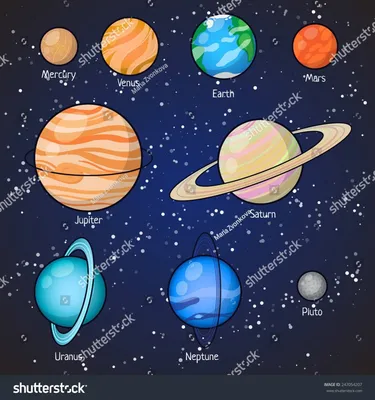 Картинки цветов планет в формате png
