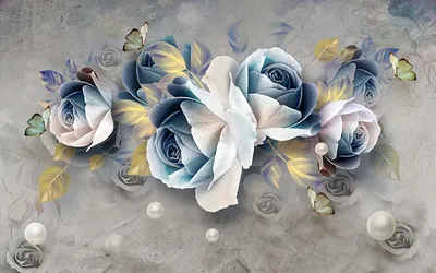 Захватывающие цветочные сюжеты: фото Цветы 3D