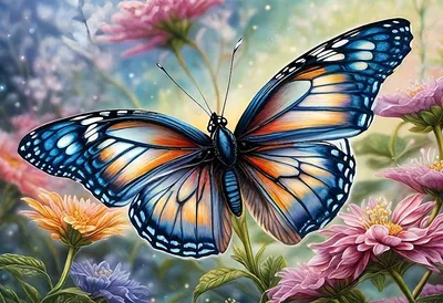 Фото цветов и бабочек: обновите свой рабочий стол с красивыми изображениями