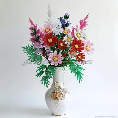 Соберите свой букет: бесплатные фото цветов из бисера для декора