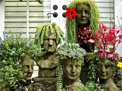 Уникальные флористические композиции в городских вазонах: фотоподборка