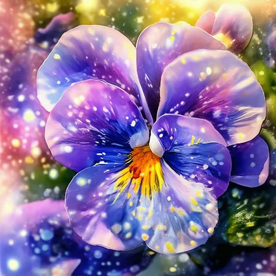 HD фото Виола цветы: прекрасное сочетание красок