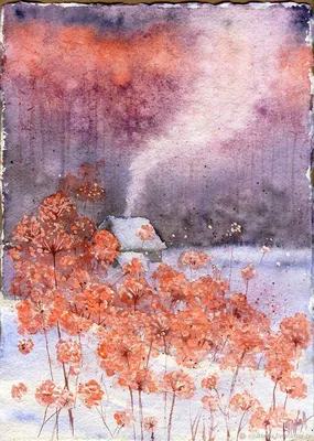 Фон с изображением зимних цветов: создайте атмосферу зимнего сказочного пейзажа