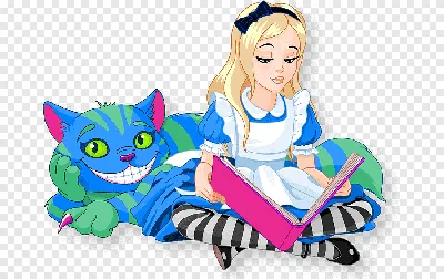 Приключения Алисы в стране чудес Чеширский кот Книга Knave of Hearts,  книга, png | PNGEgg