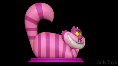 Файл 3D Чеширский кот - Алиса в стране чудес 🎨・3D модель для печати  скачать・Cults