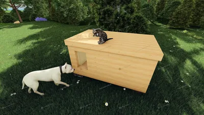 Скачать бесплатно изображения будок для собак из дерева с клиентскими отзывами