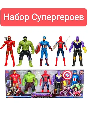 Фигурка героя Marvel Мстители, Человек-паук, Железный человек, Халк, Тор,  настольное украшение, детский подарок на Рождество, день рождения, игрушки  | AliExpress