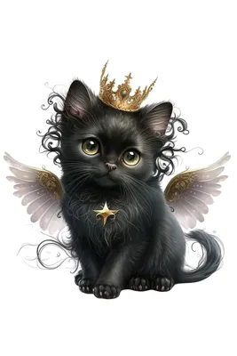 черно белая кошка PNG , черный, Черная кошка, я люблю кота PNG картинки и  пнг рисунок для бесплатной загрузки
