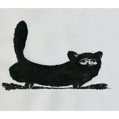 Black cat. Чёрный кот. PNG. в 2023 г | Кот, Животные, Рисунки