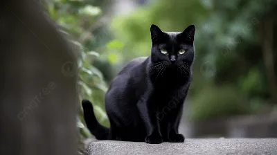 Черные коты: интересные факты и предрассудки о черных кошках