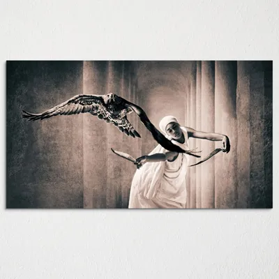 Фото Девушка выпускает птиц из клетки, by Abdullah Evindar