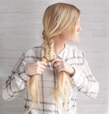 Коса Рыбий хвостКосичкиПлетениеНа средние волосыHairstyles Braids fishtail  топ - YouTube | Прическа рыбий хвост, Косы, Волосы в хвосте