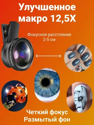 Линза для фото 2в1 макро и рыбий глаз - купить в Казахстане | Profline -  nail shop.
