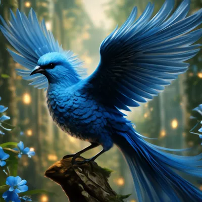 Синяя райская птица... - Photos of animals,фото животных | Facebook
