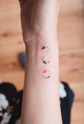 Тату Маленькое тату Тату рыбки Тату рыбы | Dövme, Inspiration tattoos,  Dövme sanatçısı