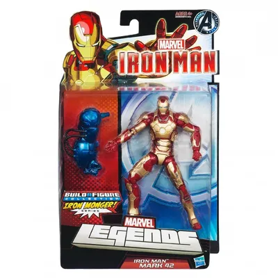 Фигурка Железный человек Марк 42 - Iron Man 3 Marvel Legends Series 02 -  Mark 42