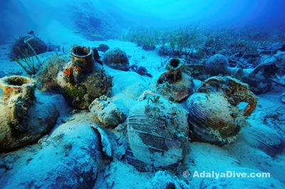 Остров Кеково (Кекова) — затонувший город в Турции. Фото, видео, экскурсия  | Adalya Diving Center