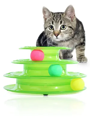 Игрушки для кошек / интерактивная игрушка / трек игрушка / шарик для кошки  UVOO 10010027 купить в интернет-магазине Wildberries