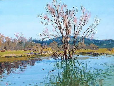 [84+] Картина левитана весна большая вода фото фото