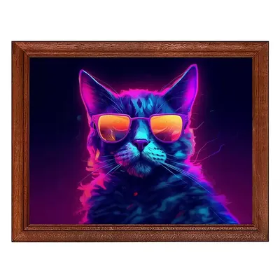 Кот в очках рисунок - 80 фото