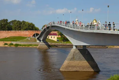 Подвесной мост через р. Быстрицу, место для пикника, городской округ Город  Киров — Яндекс Карты