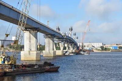 Временный мост через реку Быстрый Танып в Башкирии строят в круглосуточном  режиме