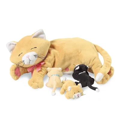 Кошка Нина с котятами Manhattan Toy Nursing Nina Cat Nurturing | Интернет  магазин игрушек