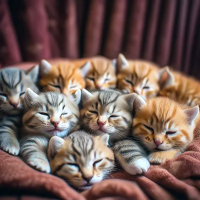 5 милых котят в заплетенной корзине Стоковое Изображение - изображение  насчитывающей пол, меховой: 62891409